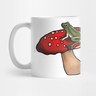 Frog on a Mushroom Mug